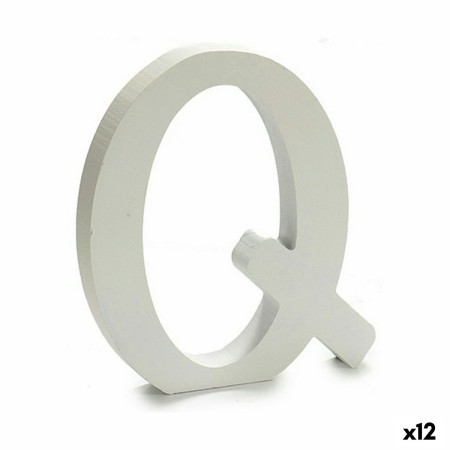 Lettre Pincello Q Blanc 1,8 x 21 x 17 cm (12 Unités): Plus de 300.000 produits de grandes marques en vente directe à prix usine 