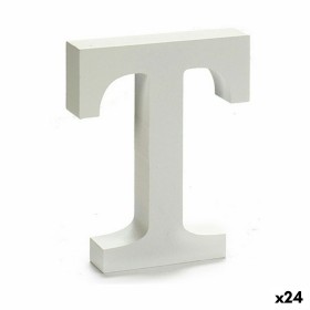 Lettre Pincello T Blanc 2 x 16 x 14,5 cm (24 Unités): Plus de 300.000 produits de grandes marques en vente directe à prix usine 