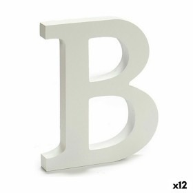 Lettre Pincello B Blanc 1,8 x 21 x 17 cm (12 Unités): Plus de 300.000 produits de grandes marques en vente directe à prix usine 