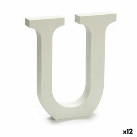 Lettre Pincello U Blanc 1,8 x 21 x 17 cm (12 Unités): Plus de 300.000 produits de grandes marques en vente directe à prix usine 