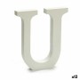 Lettre Pincello U Blanc 1,8 x 21 x 17 cm (12 Unités): Plus de 300.000 produits de grandes marques en vente directe à prix usine 