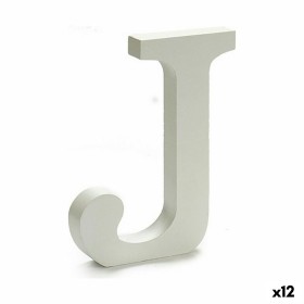 Lettre Pincello J Blanc 1,8 x 21 x 17 cm (12 Unités): Plus de 300.000 produits de grandes marques en vente directe à prix usine 