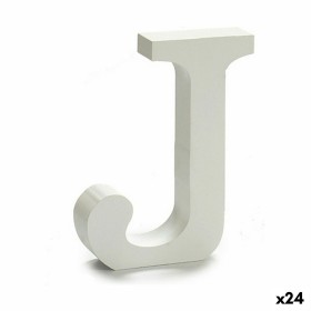 Lettre Pincello J Blanc Bois 2 x 11 cm (24 Unités): Plus de 300.000 produits de grandes marques en vente directe à prix usine su
