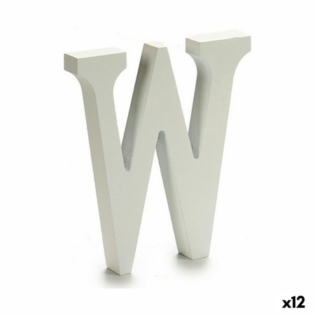 Lettre Pincello W Blanc 1,8 x 21 x 17 cm (12 Unités): Plus de 300.000 produits de grandes marques en vente directe à prix usine 
