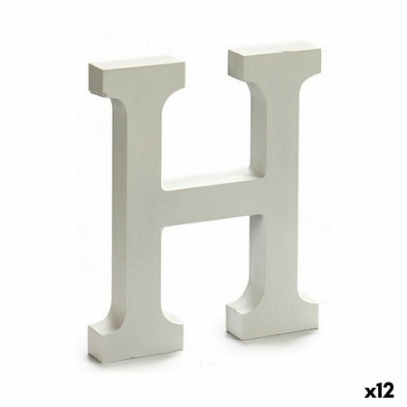 Lettre Pincello H Blanc 1,8 x 21 x 17 cm (12 Unités): Plus de 300.000 produits de grandes marques en vente directe à prix usine 