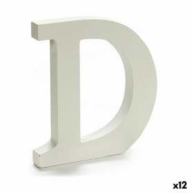 Lettre Pincello D Blanc 1,8 x 21 x 17 cm (12 Unités): Plus de 300.000 produits de grandes marques en vente directe à prix usine 