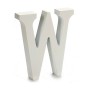 Lettre Pincello W Blanc 2 x 16 x 14,5 cm (24 Unités): Plus de 300.000 produits de grandes marques en vente directe à prix usine 