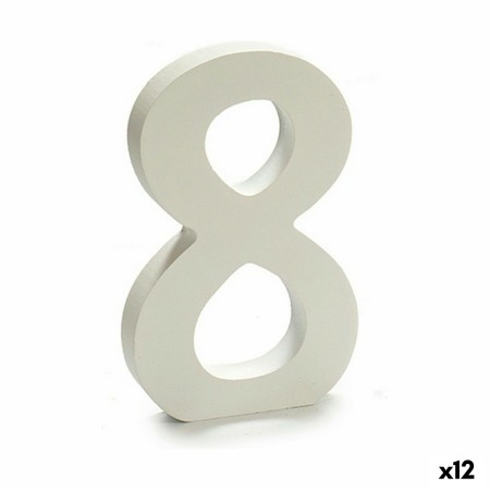 Numéro Pincello 8 Blanc 1,8 x 21 x 17 cm (12 Unités): Plus de 300.000 produits de grandes marques en vente directe à prix usine 