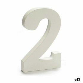 Numéro Pincello 2 Blanc 1,8 x 21 x 17 cm (12 Unités): Plus de 300.000 produits de grandes marques en vente directe à prix usine 