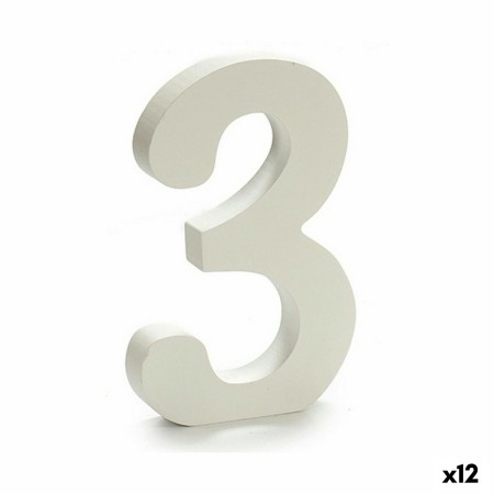 Numéro Pincello 3 Blanc 1,8 x 21 x 17 cm (12 Unités): Plus de 300.000 produits de grandes marques en vente directe à prix usine 