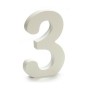 Numéro Pincello 3 Blanc 1,8 x 21 x 17 cm (12 Unités): Plus de 300.000 produits de grandes marques en vente directe à prix usine 