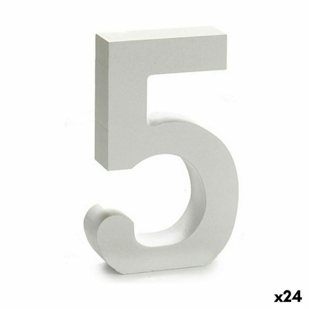 Numéro Pincello 5 Blanc 2 x 16 x 14,5 cm (24 Unités): Plus de 300.000 produits de grandes marques en vente directe à prix usine 