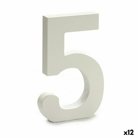 Numéro Pincello 5 Blanc 1,8 x 21 x 17 cm (12 Unités): Plus de 300.000 produits de grandes marques en vente directe à prix usine 