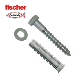 Chevilles et vis Fischer 535512 Chevilles et vis 2 Unités (10 x 80 mm): Plus de 300.000 produits de grandes marques en vente dir