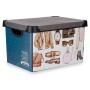 Boîte de rangement Kipit Vintage Plastique Vintage 22 L 30 x 23,5 x 40 cm Avec des poignées (12 Unités): Plus de 300.000 produit