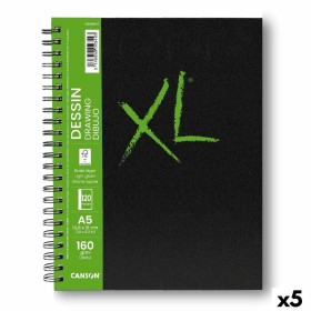 Bloc à dessin Canson XL Drawing Blanc A5 5 Unités 60 Volets 160 g/m2 148 x 210 mm: Plus de 300.000 produits de grandes marques e