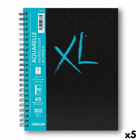 Bloc à dessin Canson XL Aquarelle 34 Volets Blanc A5 5 Unités 300 g/m² 148 x 210 mm: Plus de 300.000 produits de grandes marques