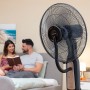 Ventilateur Brumisateur sur Pied avec Commande à Distance InnovaGoods Mistinn Noir 90 W 2,8 L: Plus de 300.000 produits de grand
