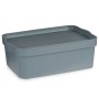 Boîte de rangement avec couvercle Kipit TP593-2 Gris Plastique 6 L 21,5 x 11 x 32 cm (12 Unités): Plus de 300.000 produits de gr