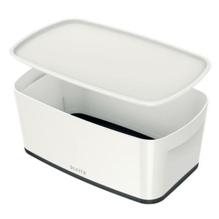 Boîte de rangement avec couvercle Leitz MyBox WOW Blanc Noir ABS 31,8 x 12,8 x 19,1 cm: Plus de 300.000 produits de grandes marq