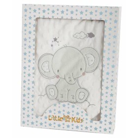 Couverture de bébé Eléphant Vert Broderie Double face 100 x 75 cm: Plus de 300.000 produits de grandes marques en vente directe 