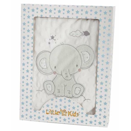 Couverture de bébé Eléphant Vert Broderie Double face 100 x 75 cm: Plus de 300.000 produits de grandes marques en vente directe 