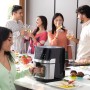 Friteuse à Air InnovaGoods Fryinn View 6500 Noir 1700 W 6,5 L Acier inoxydable: Plus de 300.000 produits de grandes marques en v