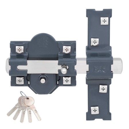 Serrure de sécurité Fac 301-r/80 Acier Gris foncé 50 mm 80 mm: Plus de 300.000 produits de grandes marques en vente directe à pr