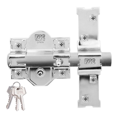 Serrure de sécurité Fac 301-r/80 b nickel Acier 80 mm 70 mm: Plus de 300.000 produits de grandes marques en vente directe à prix