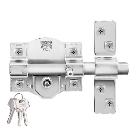 Serrure de sécurité Fac 300-r/80 nickel Acier 40 mm 80 mm: Plus de 300.000 produits de grandes marques en vente directe à prix u