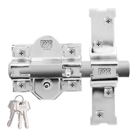 Serrure de sécurité Fac 201-r/80 nickel Acier 50 mm 80 mm: Plus de 300.000 produits de grandes marques en vente directe à prix u