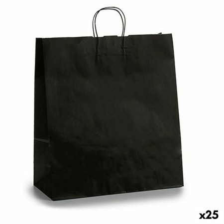 Sac en papier Pincello 46492 Noir 16 x 57,5 x 46 cm 46 x 16 x 59 cm (25 Unités): Plus de 300.000 produits de grandes marques en 
