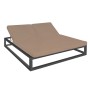 Chaise longue Luana Double Moka 180 x 200 x 43 cm Graphite: Plus de 300.000 produits de grandes marques en vente directe à prix 