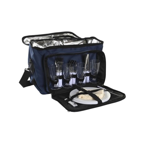 Set de pique-nique DKD Home Decor 43 x 23 x 29 cm Blue marine: Plus de 300.000 produits de grandes marques en vente directe à pr