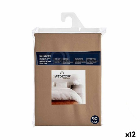Drap housse 90 cm Marron (12 Unités): Plus de 300.000 produits de grandes marques en vente directe à prix usine sur cadeaufou.co
