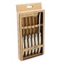 Ensemble de Couteaux Lou Laguiole Rustic Viandes Blanc Métal 6 Unités: Plus de 300.000 produits de grandes marques en vente dire