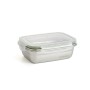 Boîte à lunch hermétique Bidasoa Theo 17 x 13 x 6 cm 550 ml Argenté Métal (6 Unités): Plus de 300.000 produits de grandes marque
