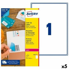 Etiquettes pour Imprimante Avery L4610 Blanc 25 Volets 199,6 x 289,1 mm (5 Unités): Plus de 300.000 produits de grandes marques 