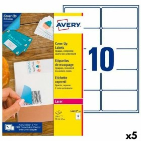 Etiquettes pour Imprimante Avery L4612 Blanc 25 Volets 99,1 x 57 mm (5 Unités): Plus de 300.000 produits de grandes marques en v