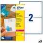 Etiquettes pour Imprimante Avery L4611 Blanc 25 Volets 199,6 x 143,5 mm (5 Unités): Plus de 300.000 produits de grandes marques 