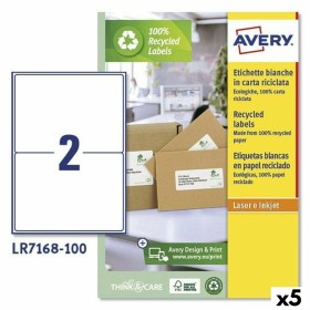 Etiquettes pour Imprimante Avery LR7168 Blanc 100 Volets 199,6 x 143,5 mm (5 Unités): Plus de 300.000 produits de grandes marque