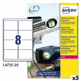 Etiquettes pour Imprimante Avery L4515 Blanc 20 Volets 99,1 x 67,7 mm (5 Unités): Plus de 300.000 produits de grandes marques en