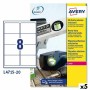 Etiquettes pour Imprimante Avery L4515 Blanc 20 Volets 99,1 x 67,7 mm (5 Unités): Plus de 300.000 produits de grandes marques en