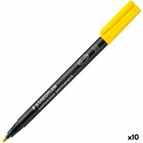 Marqueur permanent Staedtler Lumocolor 317 M Jaune 10 Pièces (10 Unités): Plus de 300.000 produits de grandes marques en vente d