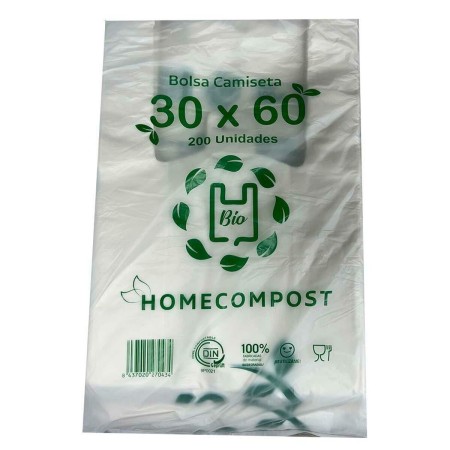 Sac à Achats 200 Unités Biodégradable Blanc 30 x 60 cm: Plus de 300.000 produits de grandes marques en vente directe à prix usin