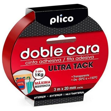 Ruban adhésif double face PLICO Ultra Tack Transparent: Plus de 300.000 produits de grandes marques en vente directe à prix usin