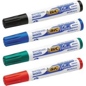 Marqueur pour tableau blanc Bic Velleda 4 Unités Blanc (5 Pièces) (4 Unités): Plus de 300.000 produits de grandes marques en ven