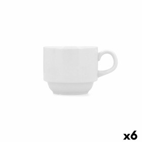 Tasse Bidasoa Glacial Café Céramique Blanc 180 ml (6 Unités): Plus de 300.000 produits de grandes marques en vente directe à pri