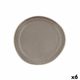 Assiette plate Bidasoa Gio Irrégulier 20 cm Céramique Gris (6 Unités): Plus de 300.000 produits de grandes marques en vente dire