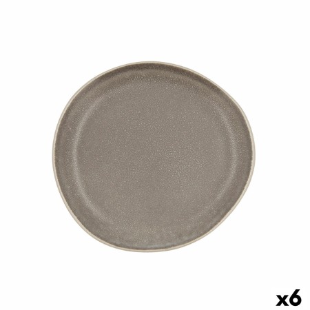 Assiette plate Bidasoa Gio Irrégulier 20 cm Céramique Gris (6 Unités): Plus de 300.000 produits de grandes marques en vente dire